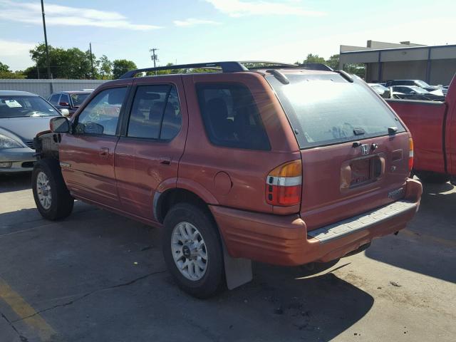 4S6CK58W8Y4409139 - 2000 HONDA PASSPORT E RED photo 3