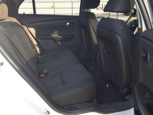 1G1ZC5EU5CF155824 - 2012 CHEVROLET MALIBU 1LT თეთრი ფოტო 6