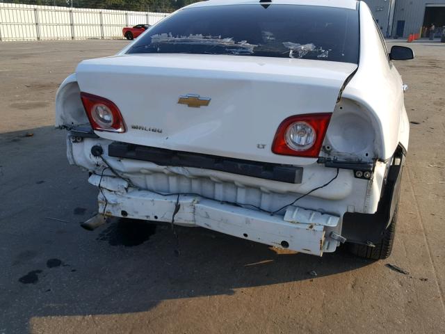 1G1ZC5EU5CF155824 - 2012 CHEVROLET MALIBU 1LT თეთრი ფოტო 9