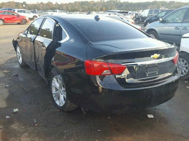 2G1125S30E9237936 - 2014 CHEVROLET IMPALA LT BLACK photo 3