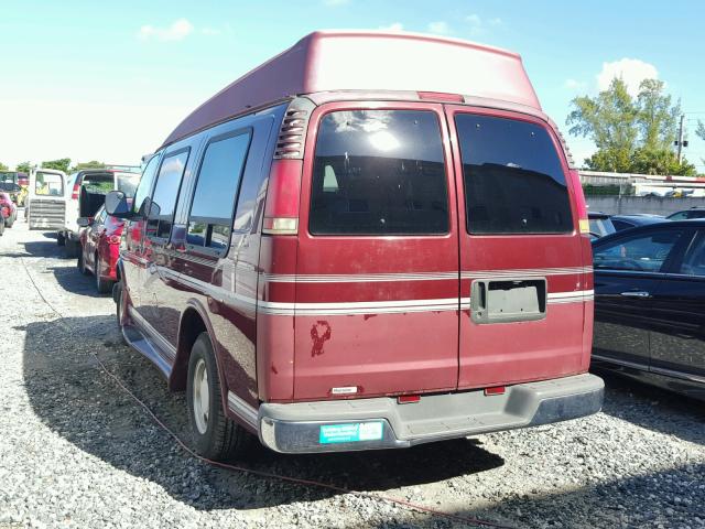 1GBFG15M7T1023916 - 1996 CHEVROLET G10 MAROON photo 3