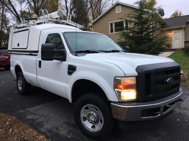 1FTNF21598ED03674 - 2008 FORD F250 SUPER WHITE photo 1