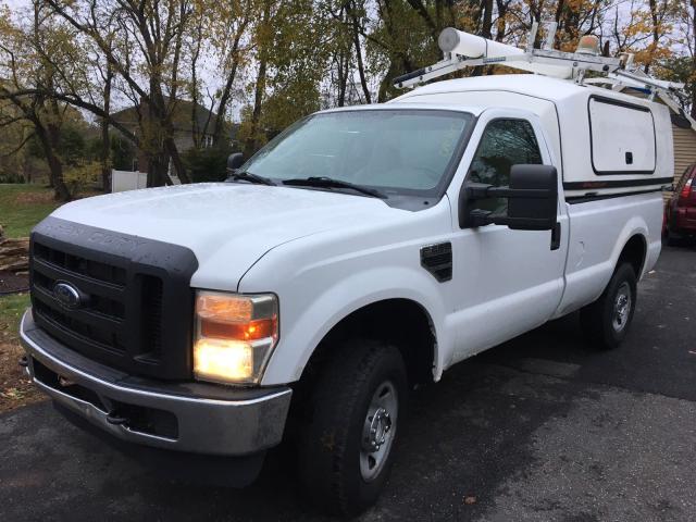 1FTNF21598ED03674 - 2008 FORD F250 SUPER WHITE photo 2