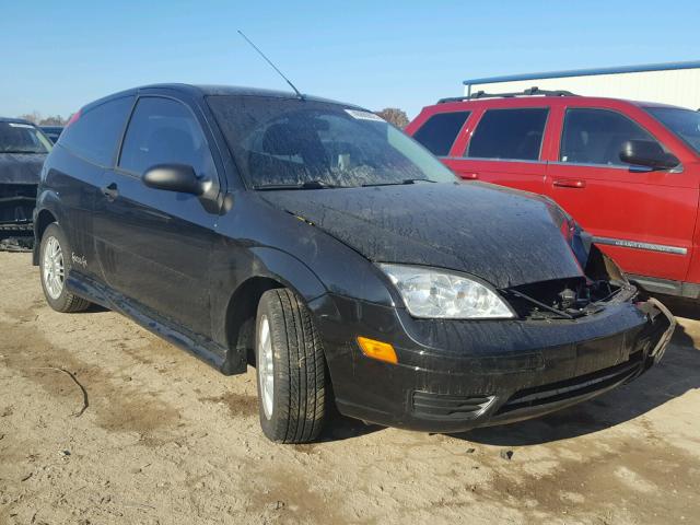 1FAFP31N97W264526 - 2007 FORD FOCUS ZX3 BLACK photo 1