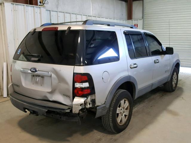 1FMEU63E66UA98047 - 2006 FORD EXPLORER SILVER photo 4