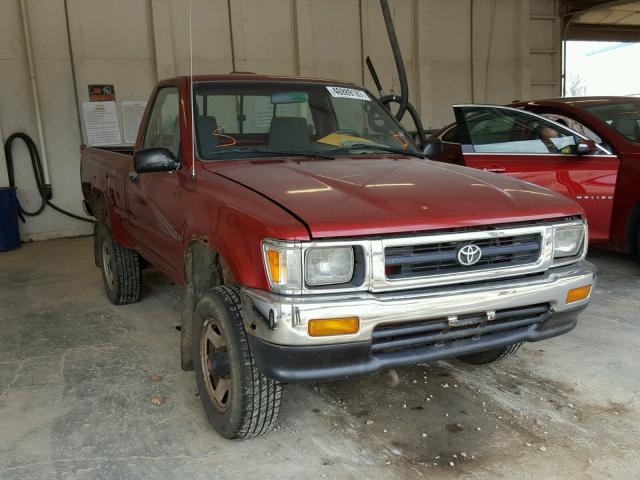 4TARN01P0RZ281869 - 1994 TOYOTA PICKUP MAROON photo 1