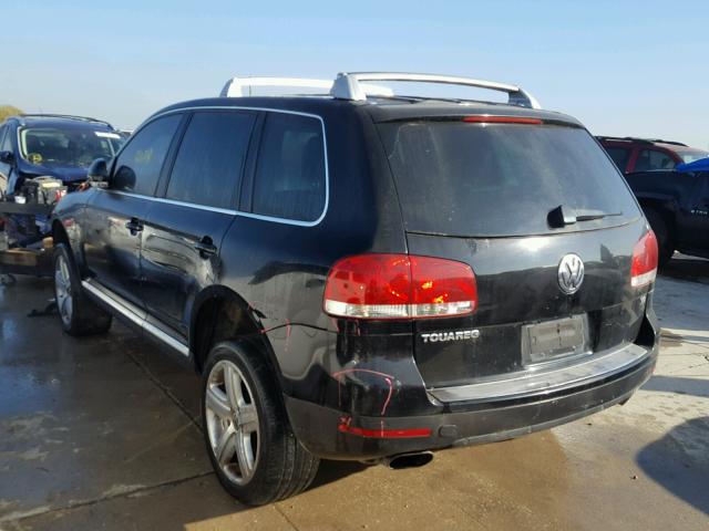 WVGMM77L65D018559 - 2005 VOLKSWAGEN TOUAREG 4. BLACK photo 3