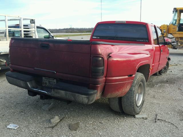 1B7MC336XXJ541619 - 1999 DODGE RAM 3500 RED photo 4