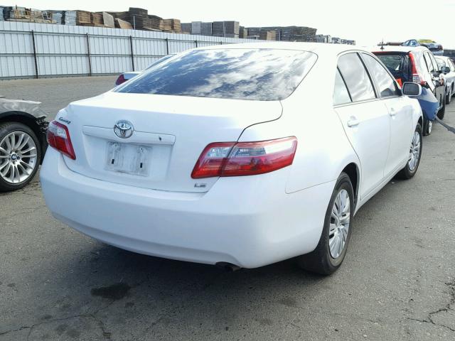 4T1BE46K68U737679 - 2008 TOYOTA CAMRY CE WHITE photo 4