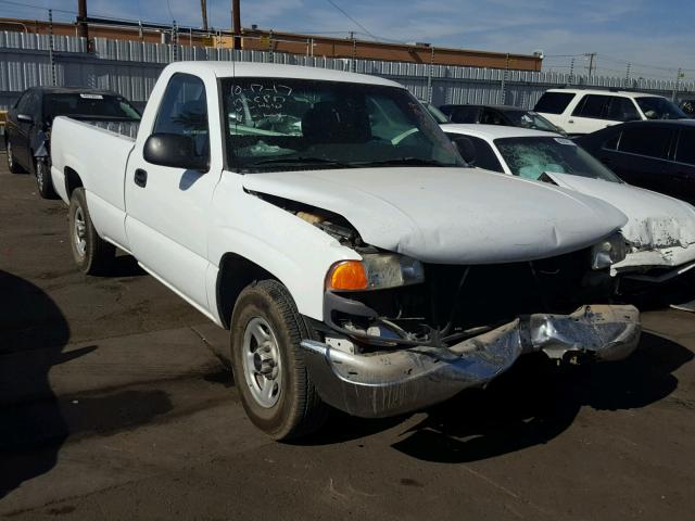 1GTEC14V92E172770 - 2002 GMC NEW SIERRA WHITE photo 1