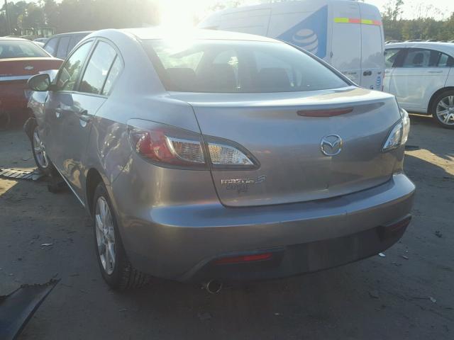 JM1BL1SF9A1157383 - 2010 MAZDA 3 I SILVER photo 3