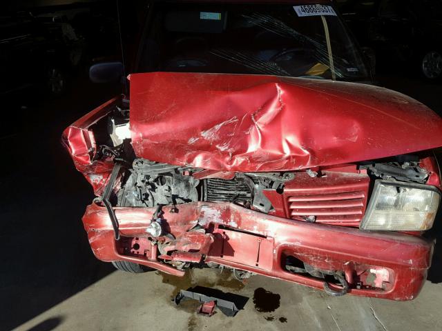 1GHDT13W7Y2394007 - 2000 OLDSMOBILE BRAVADA RED photo 9