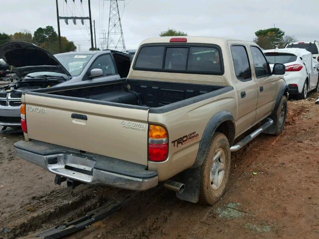 5TEGN92N83Z237434 - 2003 TOYOTA TACOMA DOU TAN photo 4