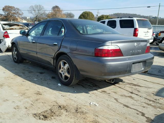 19UUA56613A008874 - 2003 ACURA 3.2TL GRAY photo 3