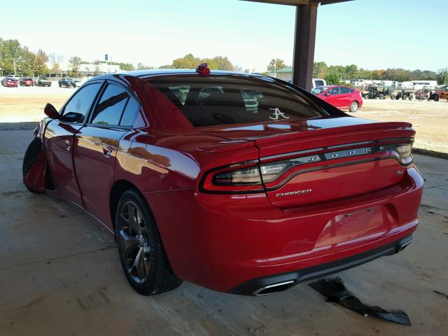2C3CDXCT3GH223143 - 2016 DODGE CHARGER R/ RED photo 3