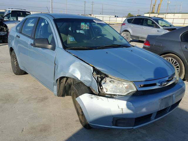 1FAHP34N18W137632 - 2008 FORD FOCUS S/SE BLUE photo 1