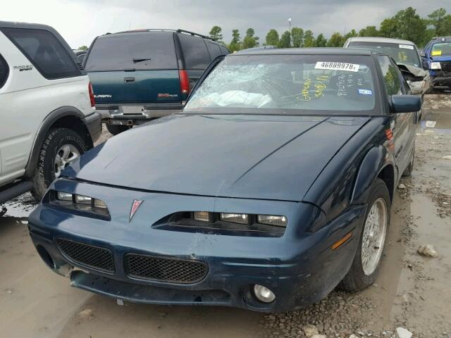 1G2WJ12M4SF255297 - 1995 PONTIAC GRAND PRIX GREEN photo 2