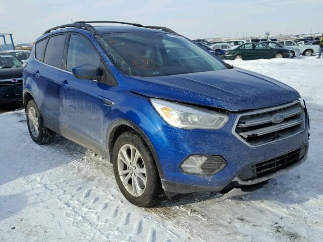1FMCU9GD9HUE80232 - 2017 FORD ESCAPE SE 蓝色 照片 1