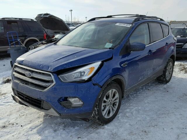 1FMCU9GD9HUE80232 - 2017 FORD ESCAPE SE 蓝色 照片 2