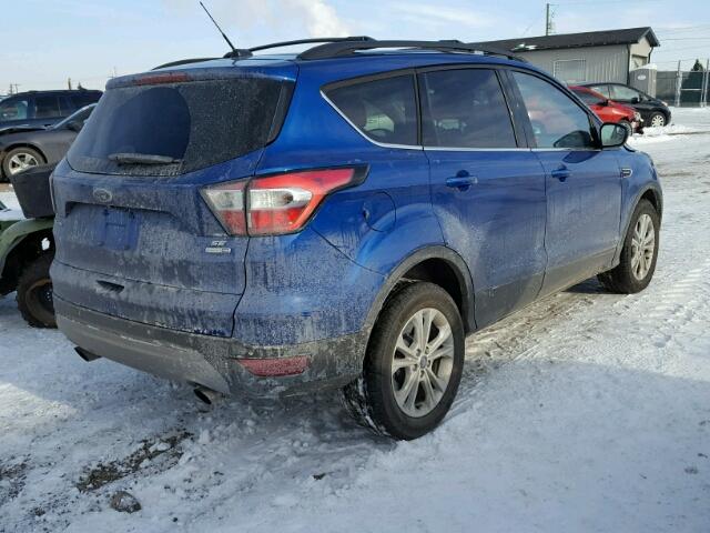 1FMCU9GD9HUE80232 - 2017 FORD ESCAPE SE 蓝色 照片 4