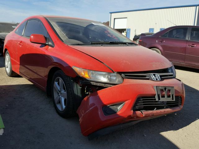 2HGFG12847H502256 - 2007 HONDA CIVIC EX RED photo 1