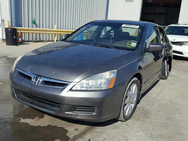 1HGCM66576A054455 - 2006 HONDA ACCORD EX GRAY photo 2