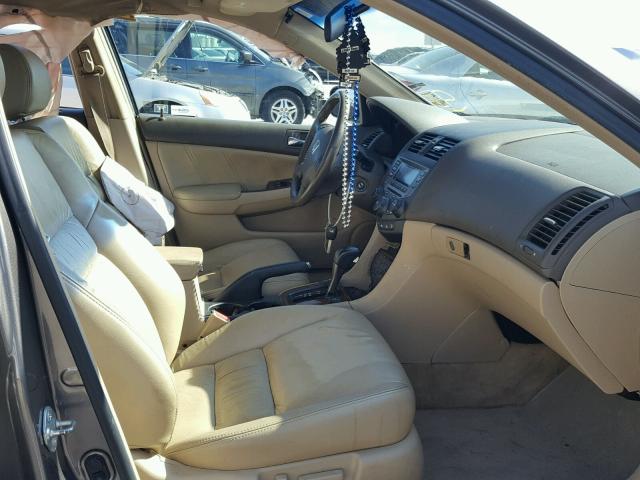 1HGCM66576A054455 - 2006 HONDA ACCORD EX GRAY photo 5