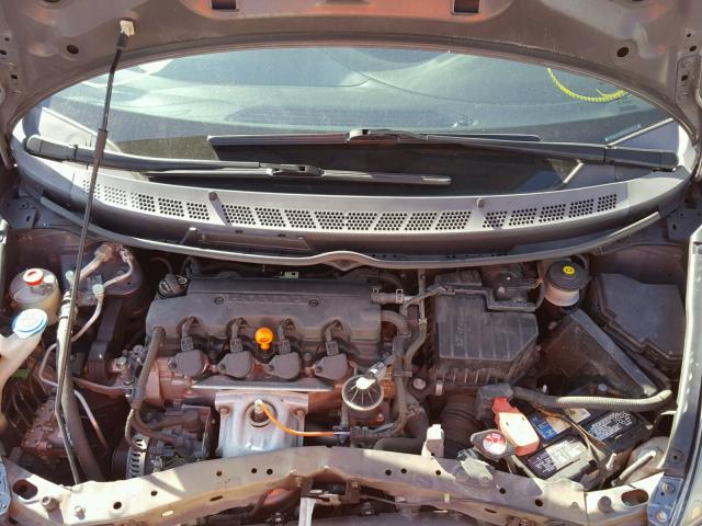 2HGFA1F59AH501497 - 2010 HONDA CIVIC LX SILVER photo 7