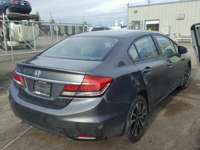 2HGFB2F50DH037071 - 2013 HONDA CIVIC LX GRAY photo 4