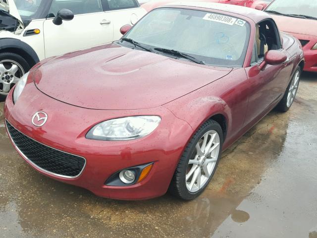 JM1NC2PF8B0216166 - 2011 MAZDA MX-5 MIATA MAROON photo 2