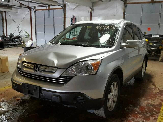 5J6RE48759L049900 - 2009 HONDA CR-V EXL SILVER photo 2