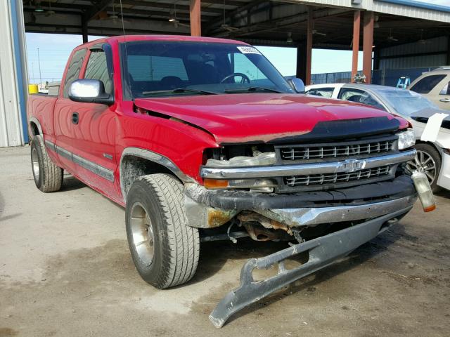 2GCEK19TX11124253 - 2001 CHEVROLET SILVERADO RED photo 1