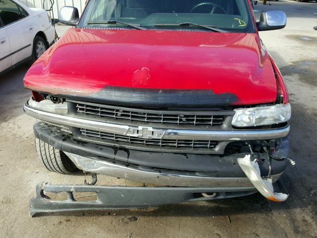 2GCEK19TX11124253 - 2001 CHEVROLET SILVERADO RED photo 7