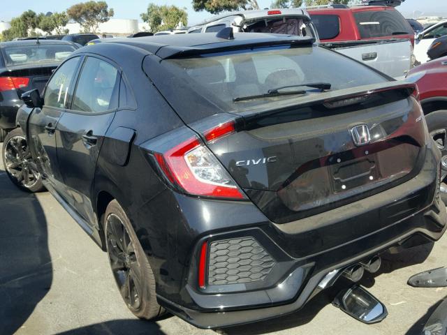 SHHFK7H45JU409648 - 2018 HONDA CIVIC SPOR BLACK photo 3