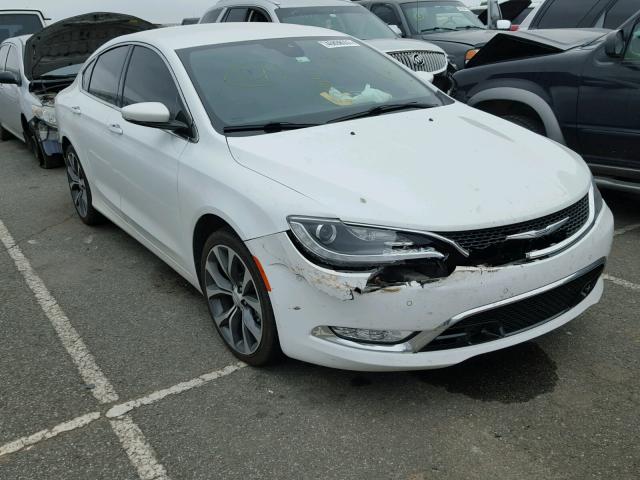 1C3CCCCG2FN509540 - 2015 CHRYSLER 200 C WHITE photo 1