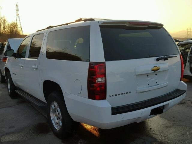 1GNUKJE30AR115030 - 2010 CHEVROLET SUBURBAN K WHITE photo 3