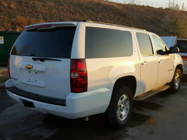 1GNUKJE30AR115030 - 2010 CHEVROLET SUBURBAN K WHITE photo 4