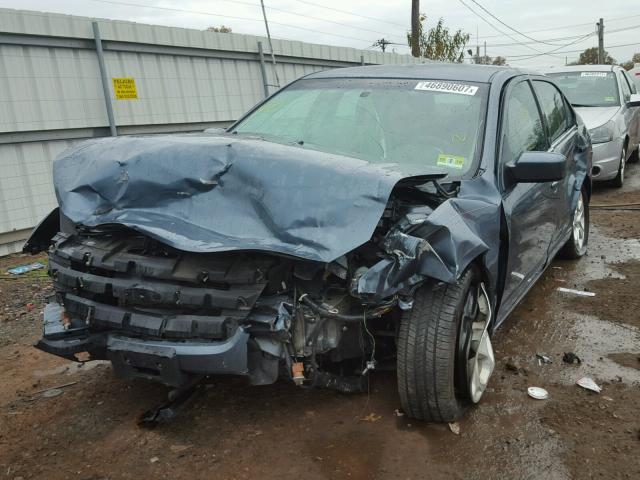 3FAHP0HA4BR229222 - 2011 FORD FUSION SE BLUE photo 2