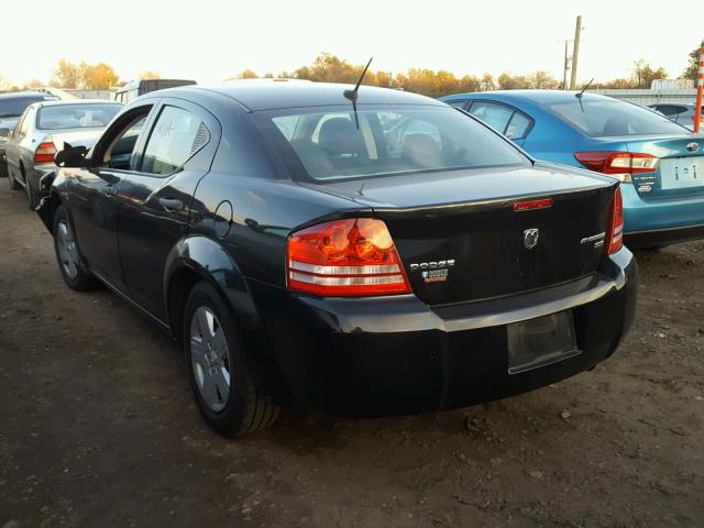 1B3LC46B79N562211 - 2009 DODGE AVENGER SE BLACK photo 3