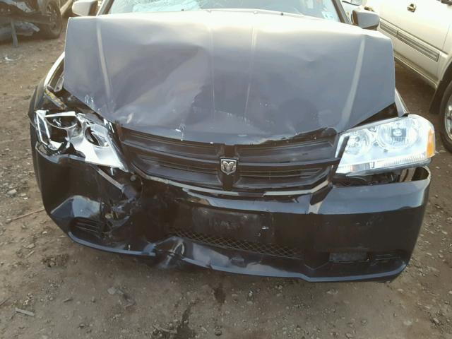 1B3LC46B79N562211 - 2009 DODGE AVENGER SE BLACK photo 7