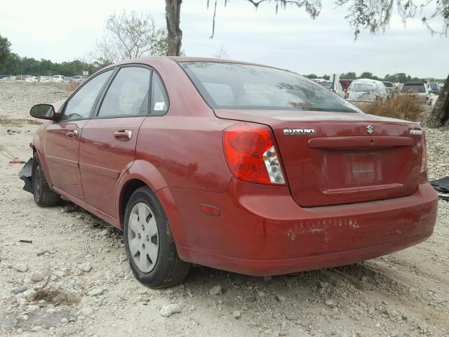 KL5JD56Z97K507561 - 2007 SUZUKI FORENZA BA RED photo 3