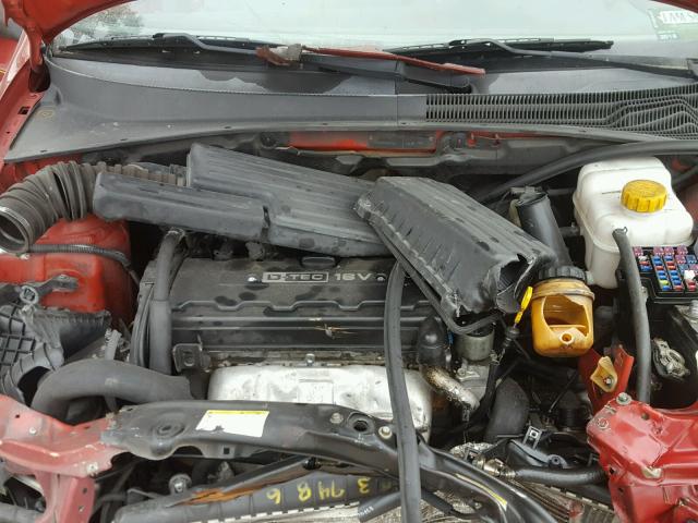 KL5JD56Z97K507561 - 2007 SUZUKI FORENZA BA RED photo 7