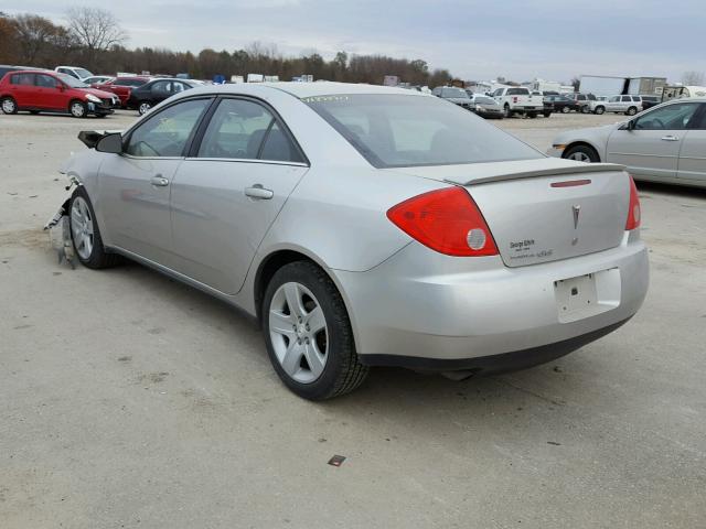 1G2ZG57B284262697 - 2008 PONTIAC G6 BASE SILVER photo 3