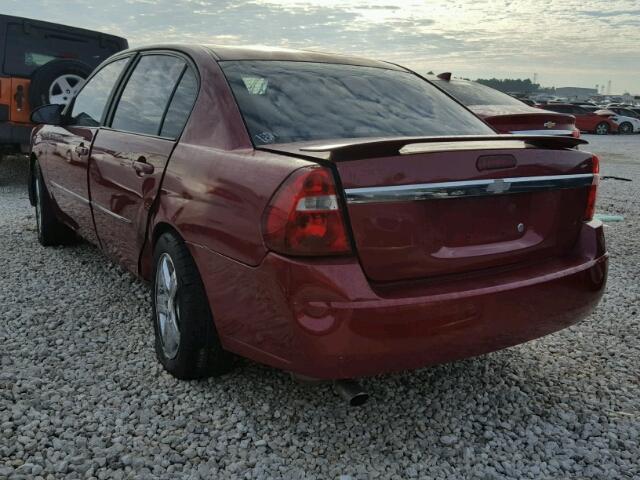 1G1ZU57N17F121890 - 2007 CHEVROLET MALIBU LTZ BURGUNDY photo 3