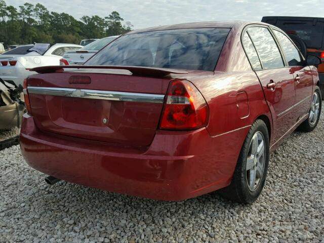 1G1ZU57N17F121890 - 2007 CHEVROLET MALIBU LTZ BURGUNDY photo 4