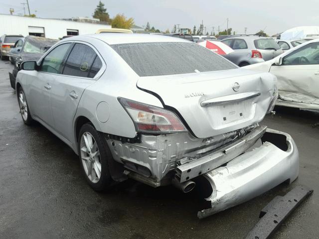 1N4AA5AP8EC464644 - 2014 NISSAN MAXIMA S SILVER photo 3