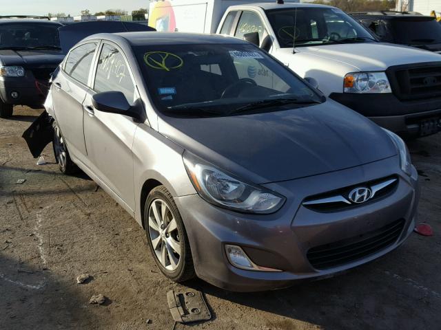 KMHCU4AE0DU563286 - 2013 HYUNDAI ACCENT GLS GRAY photo 1