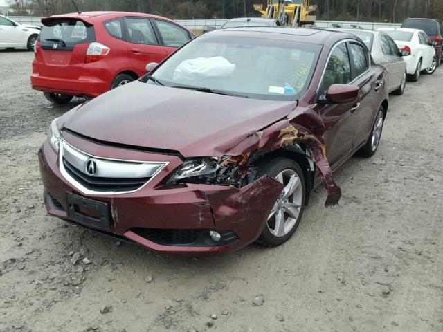 19VDE1F53DE002780 - 2013 ACURA ILX 20 PRE MAROON photo 2