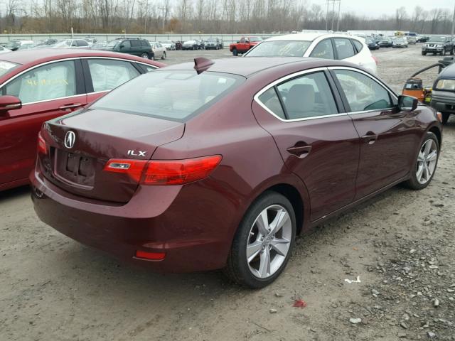 19VDE1F53DE002780 - 2013 ACURA ILX 20 PRE MAROON photo 4