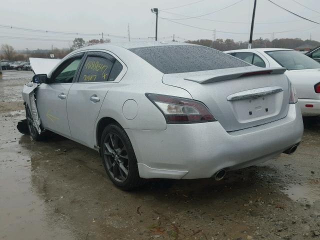 1N4AA5AP1BC804549 - 2011 NISSAN MAXIMA S SILVER photo 3